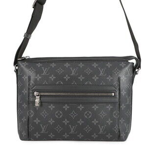 Louis Vuitton Shoulder Bag Monogram Eclipse Black Odysse Messenger Black